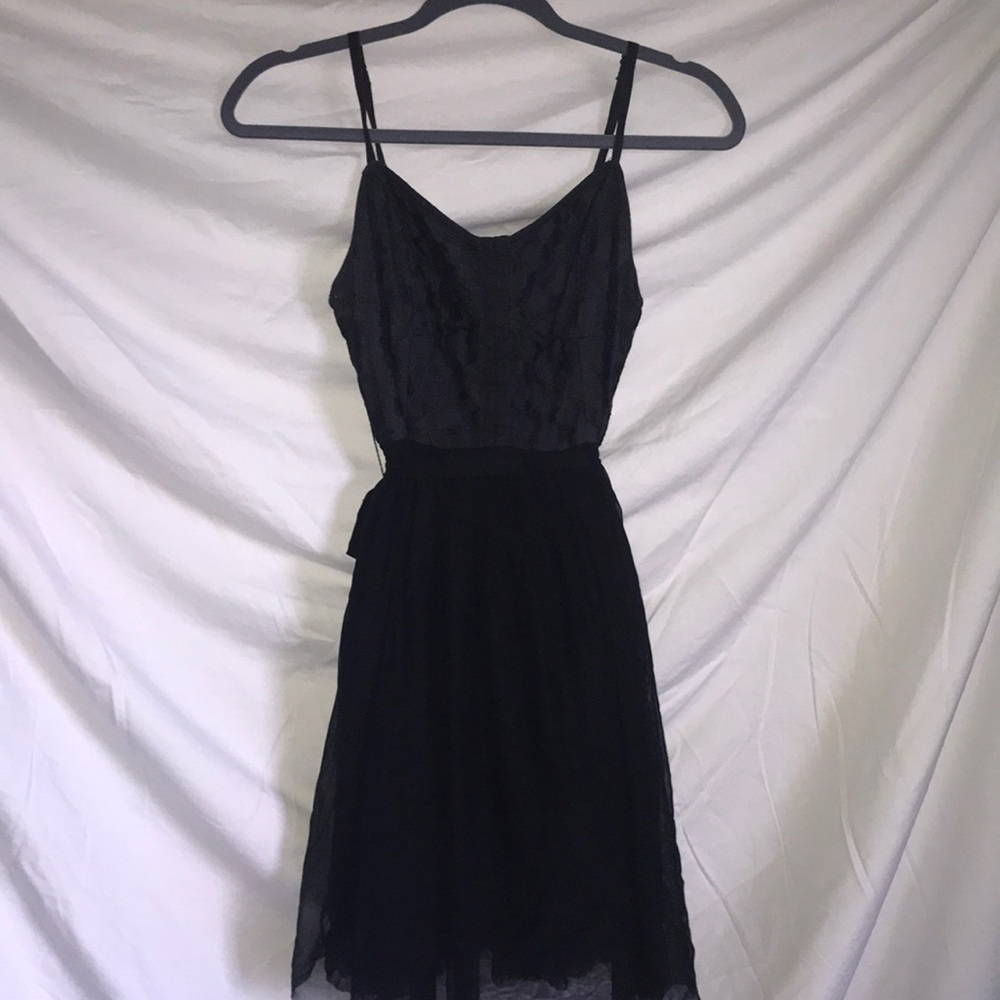 American Eagle Black Tulle Dress